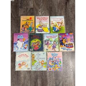 Little Golden‎ Books Collection 10 Childrens Picture Story Books Disney